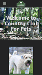 Mobile Screenshot of countryclubforpets.com